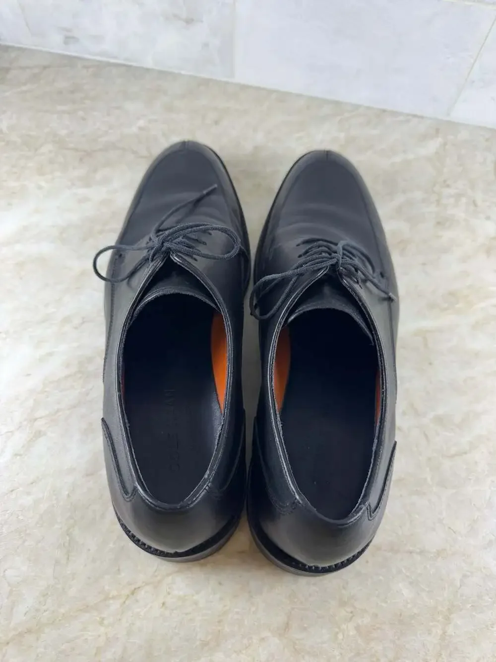 Cole Haan Lenox Hill Grand.OS Split Toe Oxford Black Leather Shoes Men’s 9M